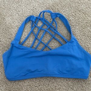 lululemon athletica Blue Strappy Sports Bra